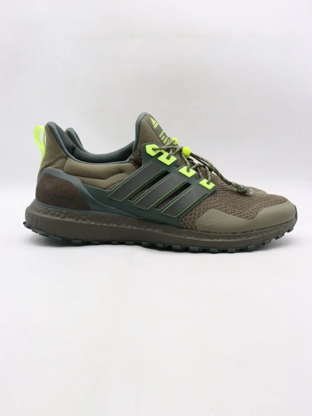 Adidas Ultraboost 1.0 ATR Men's Size 14 Olive Strata Lucid Lemon Shoes IF9073